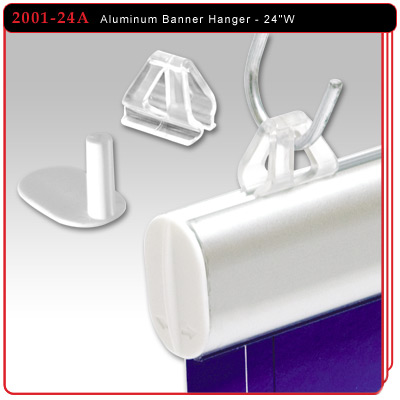 Aluminum Banner Hanger - 24W