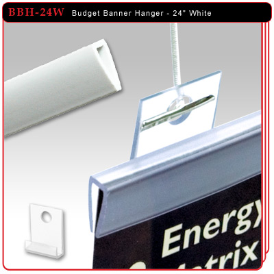 Budget Banner Hanger - 24 White