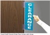 SuperGrip® Square Edge Sign Holder with Hinge